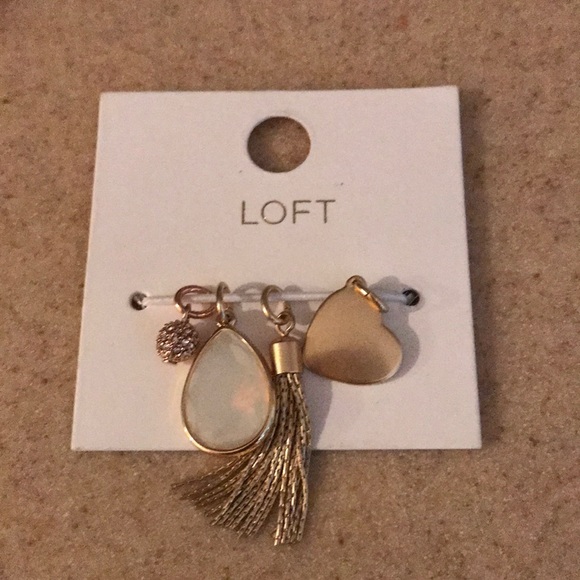 LOFT Jewelry - Sold/ ⭐️Four Loft Charms Gold Tone⭐️